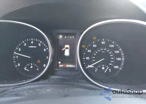 2018 Hyundai Santa Fe Se из США, поврежденный, VIN KM8SN4HF7JU294075